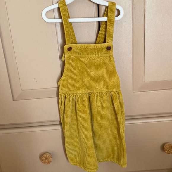 Zara Dresses Zara Toddler Girl Corduroy Overall Dress Poshmark